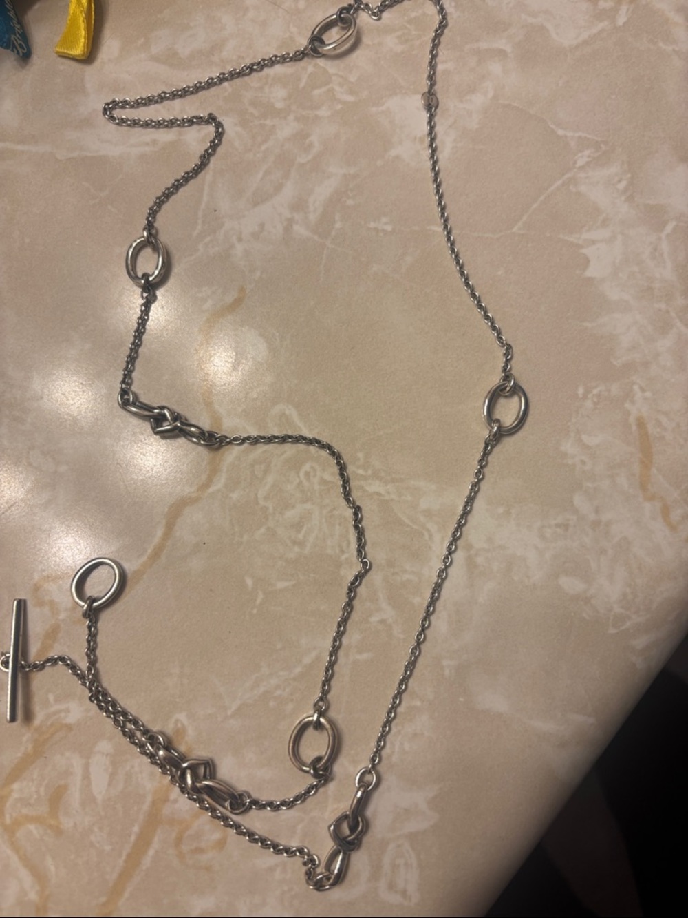 Pandora Silver Long Link Necklace